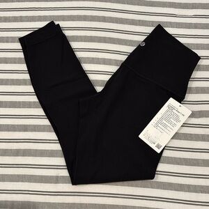 Lululemon Black Align Leggings 25” Size 6 NWT